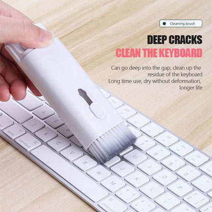 Multifunctional Bluetooth - compatible Headset Cleaning Pen Set Keyboard Cleaner Cleaning Tools Cleaner Keycap Puller Kit - Oopsdadforgot.com