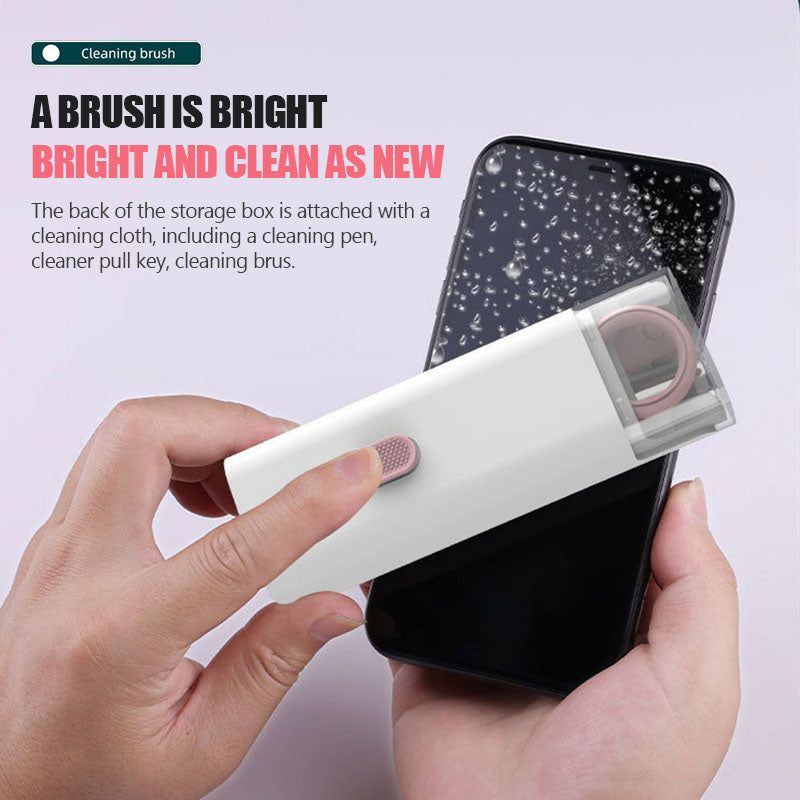 Multifunctional Bluetooth - compatible Headset Cleaning Pen Set Keyboard Cleaner Cleaning Tools Cleaner Keycap Puller Kit - Oopsdadforgot.com
