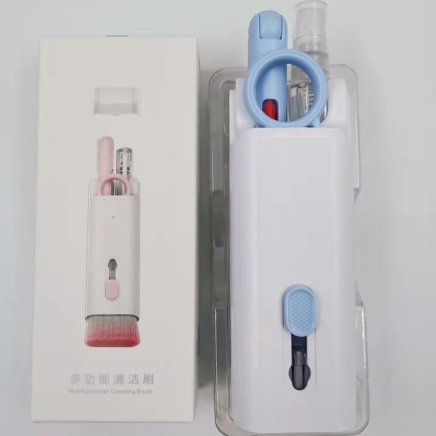 Multifunctional Bluetooth - compatible Headset Cleaning Pen Set Keyboard Cleaner Cleaning Tools Cleaner Keycap Puller Kit - Oopsdadforgot.com