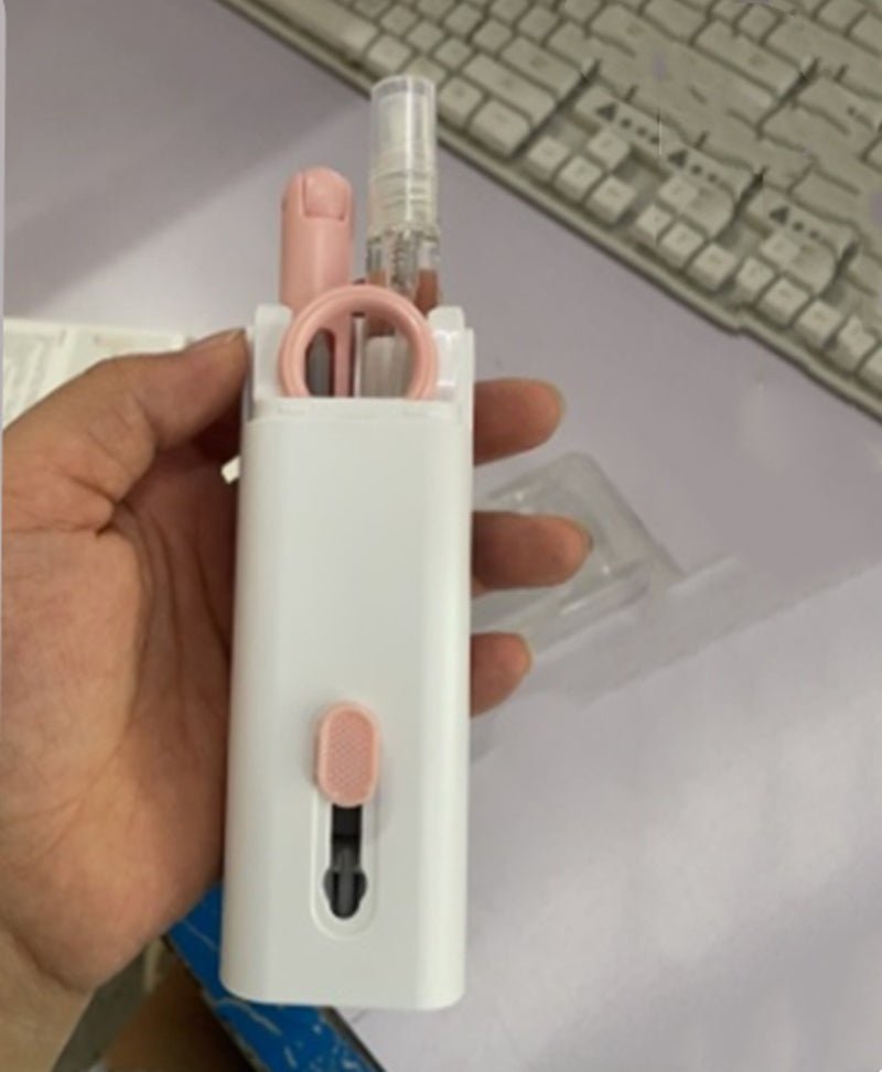 Multifunctional Bluetooth - compatible Headset Cleaning Pen Set Keyboard Cleaner Cleaning Tools Cleaner Keycap Puller Kit - Oopsdadforgot.com