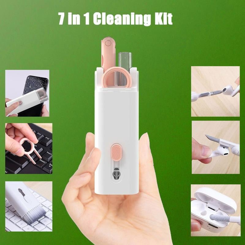 Multifunctional Bluetooth - compatible Headset Cleaning Pen Set Keyboard Cleaner Cleaning Tools Cleaner Keycap Puller Kit - Oopsdadforgot.com