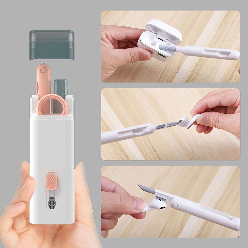 Multifunctional Bluetooth - compatible Headset Cleaning Pen Set Keyboard Cleaner Cleaning Tools Cleaner Keycap Puller Kit - Oopsdadforgot.com