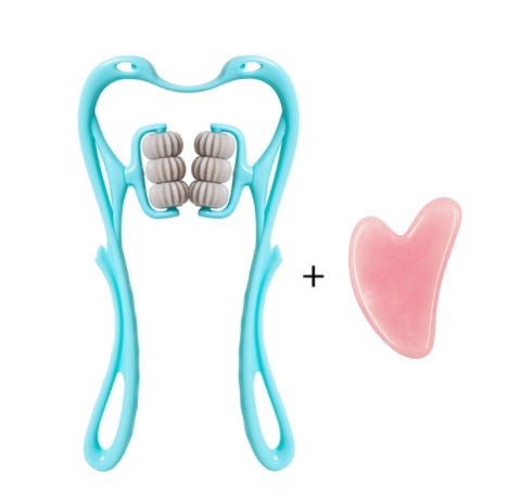 Multifunctional Manual Six - wheel Neck Massager Massage Relieve Roller Massage Tool - Oopsdadforgot.com
