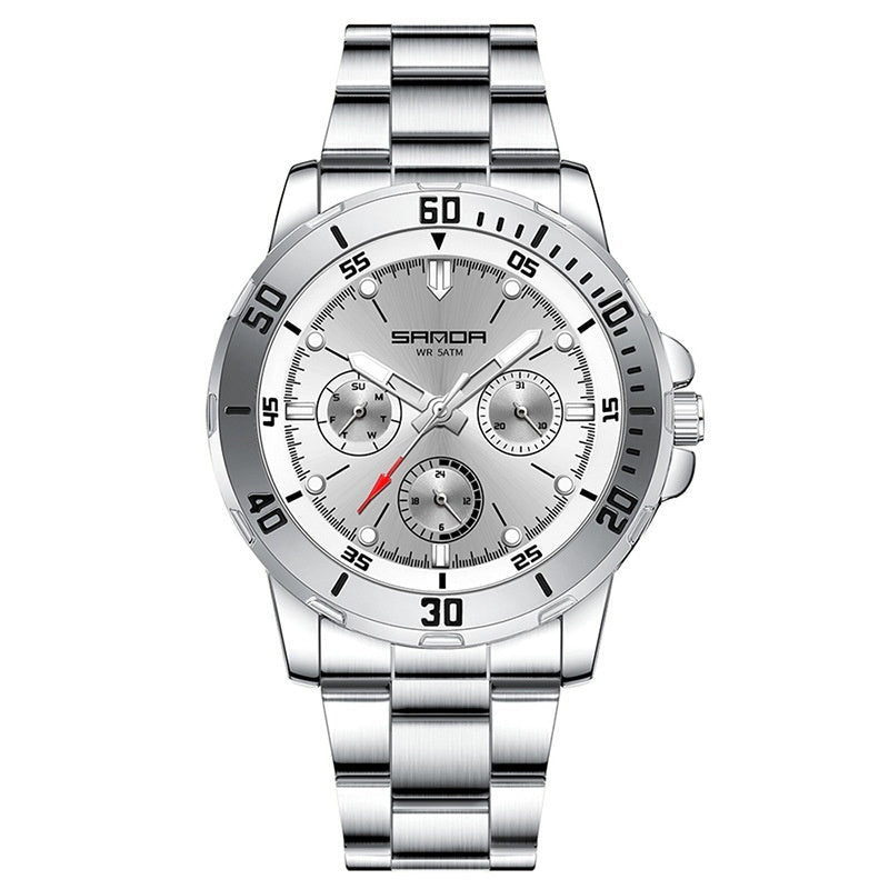 Multifunctional Waterproof Quartz Watch For Men - Oopsdadforgot.com