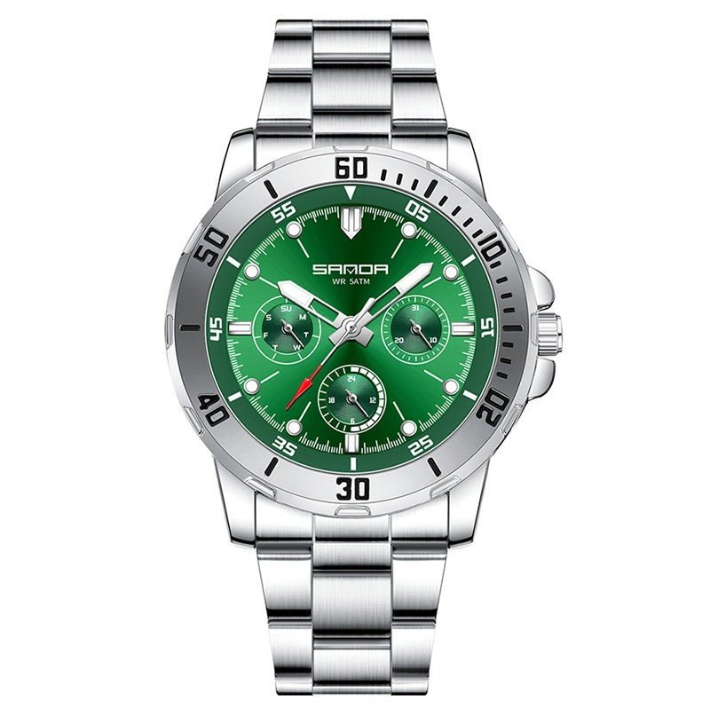 Multifunctional Waterproof Quartz Watch For Men - Oopsdadforgot.com