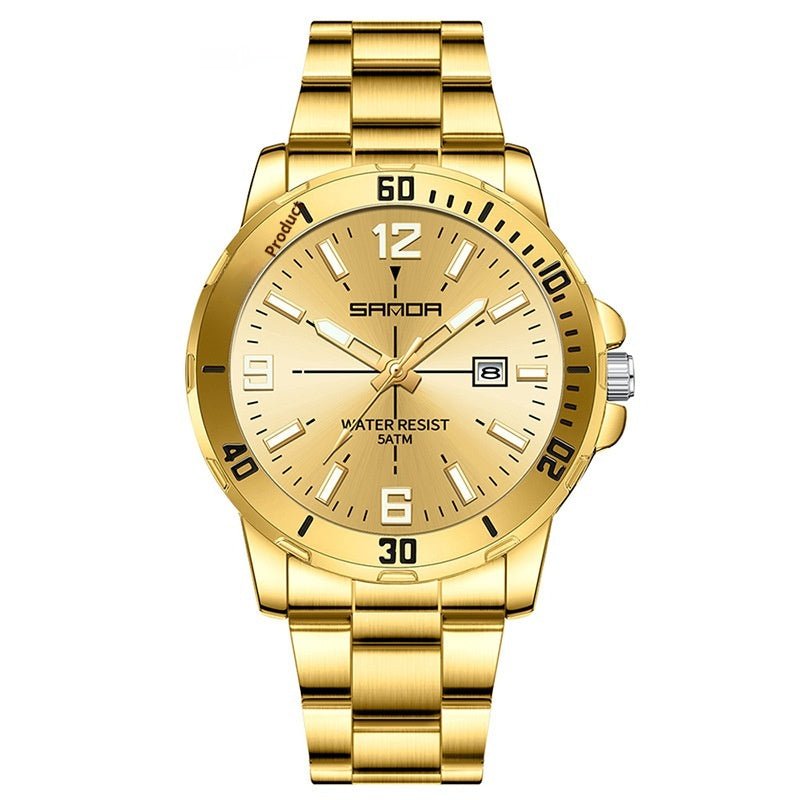 Multifunctional Waterproof Quartz Watch For Men - Oopsdadforgot.com