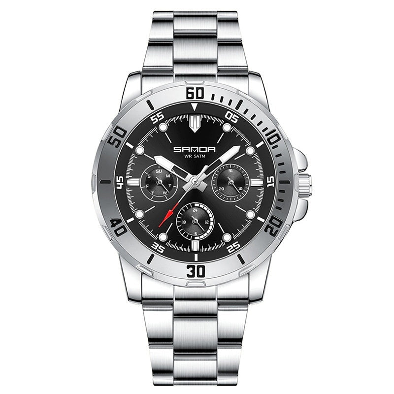 Multifunctional Waterproof Quartz Watch For Men - Oopsdadforgot.com