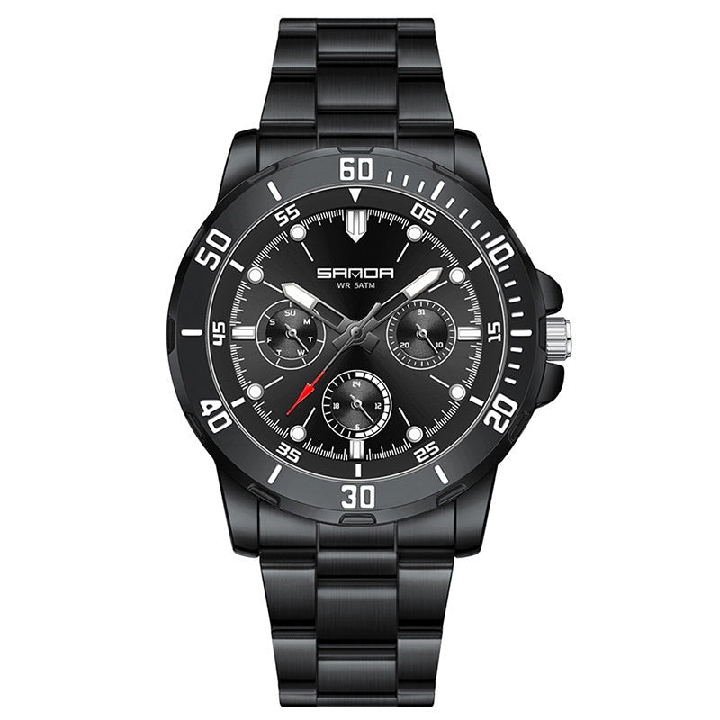 Multifunctional Waterproof Quartz Watch For Men - Oopsdadforgot.com