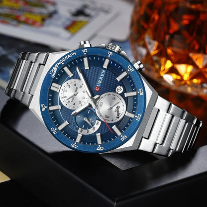 Neutral Waterproof Calendar Mens Business Sports Watch - Oopsdadforgot.com