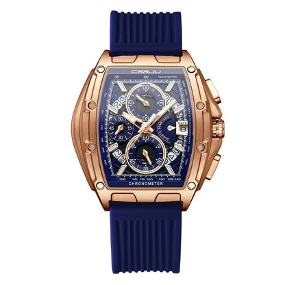 Neutral Waterproof Multifunction Quartz Watch – Durable Calendar Sports Watch for Men - Oopsdadforgot.com