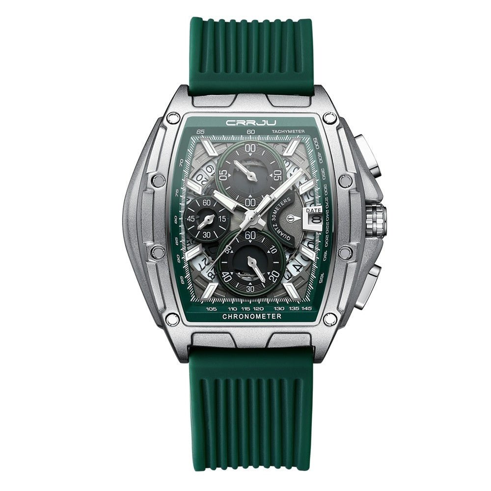 Neutral Waterproof Multifunction Quartz Watch – Durable Calendar Sports Watch for Men - Oopsdadforgot.com