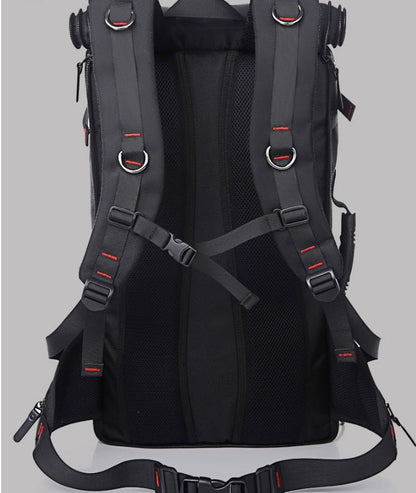 New double shoulder bag Oxford cloth bags male outdoor backpack large capacity baggage bag multifunction hiking bag - Oopsdadforgot.com