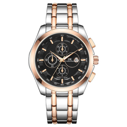 New Luminous Hands Alloy Mens Quartz Watch - Oopsdadforgot.com