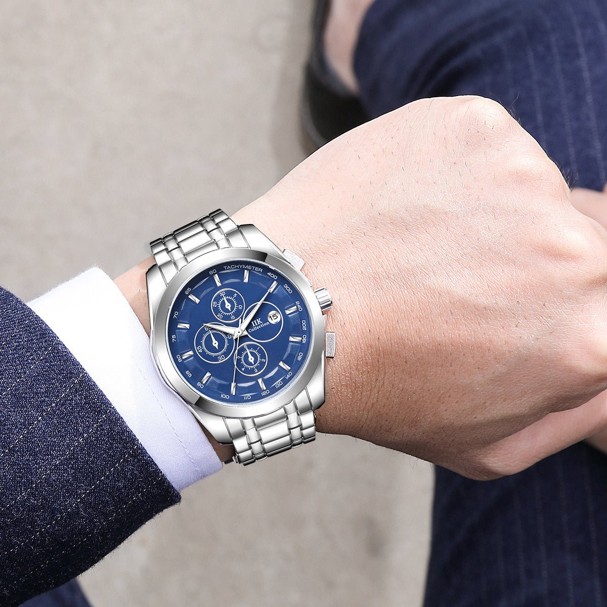 New Luminous Hands Alloy Mens Quartz Watch - Oopsdadforgot.com