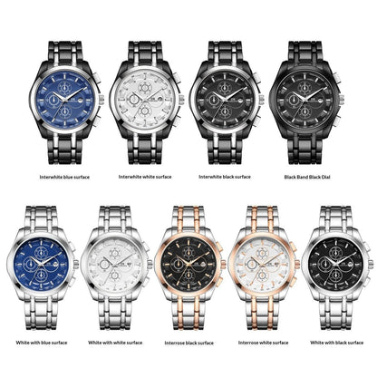 New Luminous Hands Alloy Mens Quartz Watch - Oopsdadforgot.com