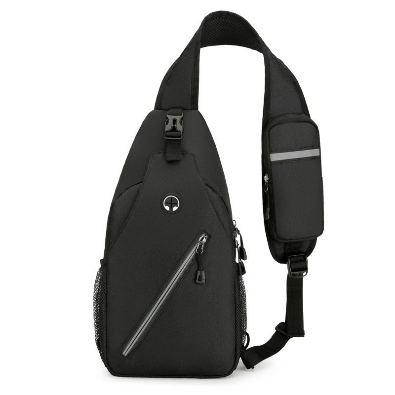 New Multifunctional Men's Shoulder Crossbody Bag Male Hard - Wearing Canvas Shoulder Messenger Bags Chest Bag - Oopsdadforgot.com