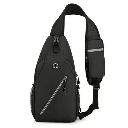 New Multifunctional Men's Shoulder Crossbody Bag Male Hard - Wearing Canvas Shoulder Messenger Bags Chest Bag - Oopsdadforgot.com