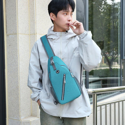 New Multifunctional Men's Shoulder Crossbody Bag Male Hard - Wearing Canvas Shoulder Messenger Bags Chest Bag - Oopsdadforgot.com