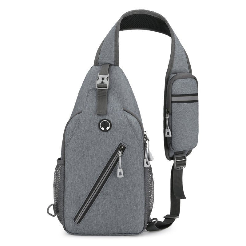 New Multifunctional Men's Shoulder Crossbody Bag Male Hard - Wearing Canvas Shoulder Messenger Bags Chest Bag - Oopsdadforgot.com