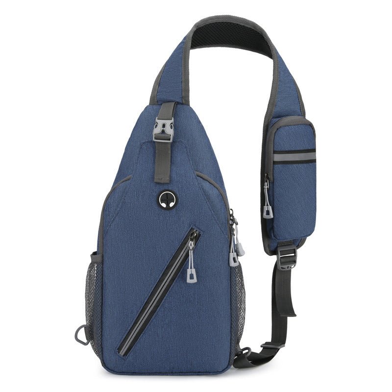 New Multifunctional Men's Shoulder Crossbody Bag Male Hard - Wearing Canvas Shoulder Messenger Bags Chest Bag - Oopsdadforgot.com