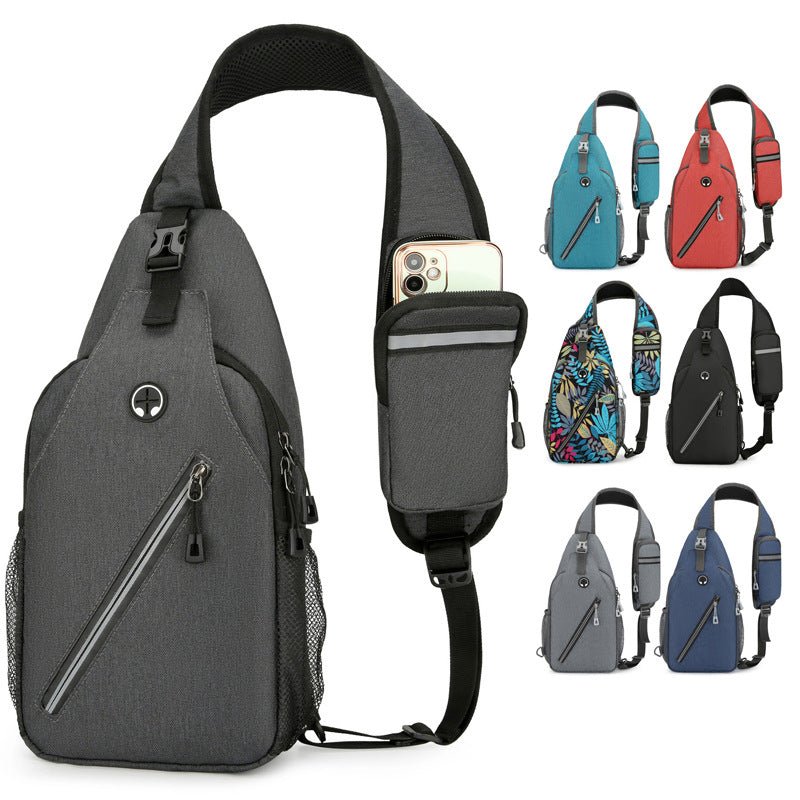 New Multifunctional Men's Shoulder Crossbody Bag Male Hard - Wearing Canvas Shoulder Messenger Bags Chest Bag - Oopsdadforgot.com