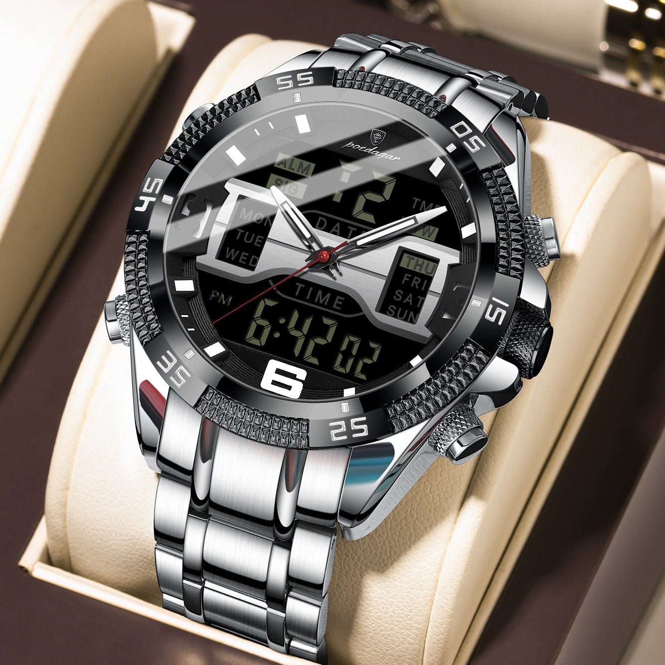New Multifunctional Men's Watch Electronic Watch - Oopsdadforgot.com