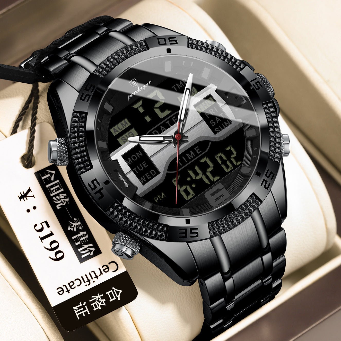 New Multifunctional Men's Watch Electronic Watch - Oopsdadforgot.com