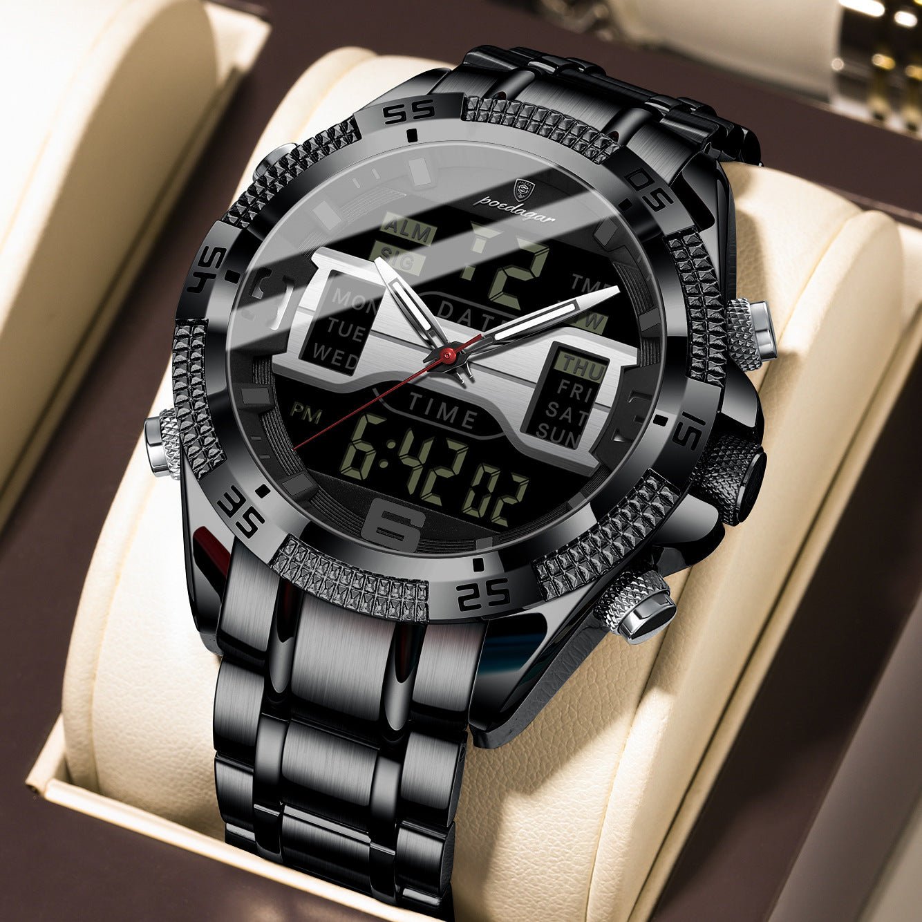 New Multifunctional Men's Watch Electronic Watch - Oopsdadforgot.com