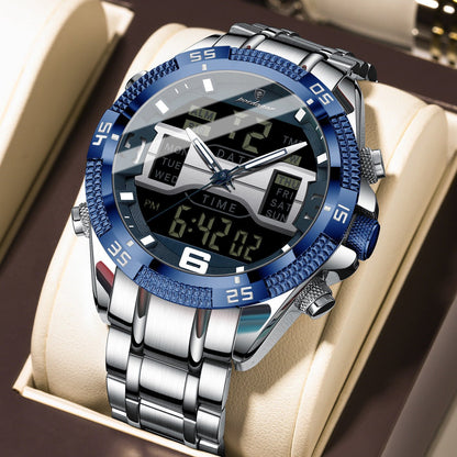 New Multifunctional Men's Watch Electronic Watch - Oopsdadforgot.com