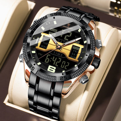 New Multifunctional Men's Watch Electronic Watch - Oopsdadforgot.com