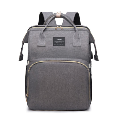 New Mummy Baby Crib Backpack Large Capacity Out Milk Insulated Bag Women - Oopsdadforgot.com