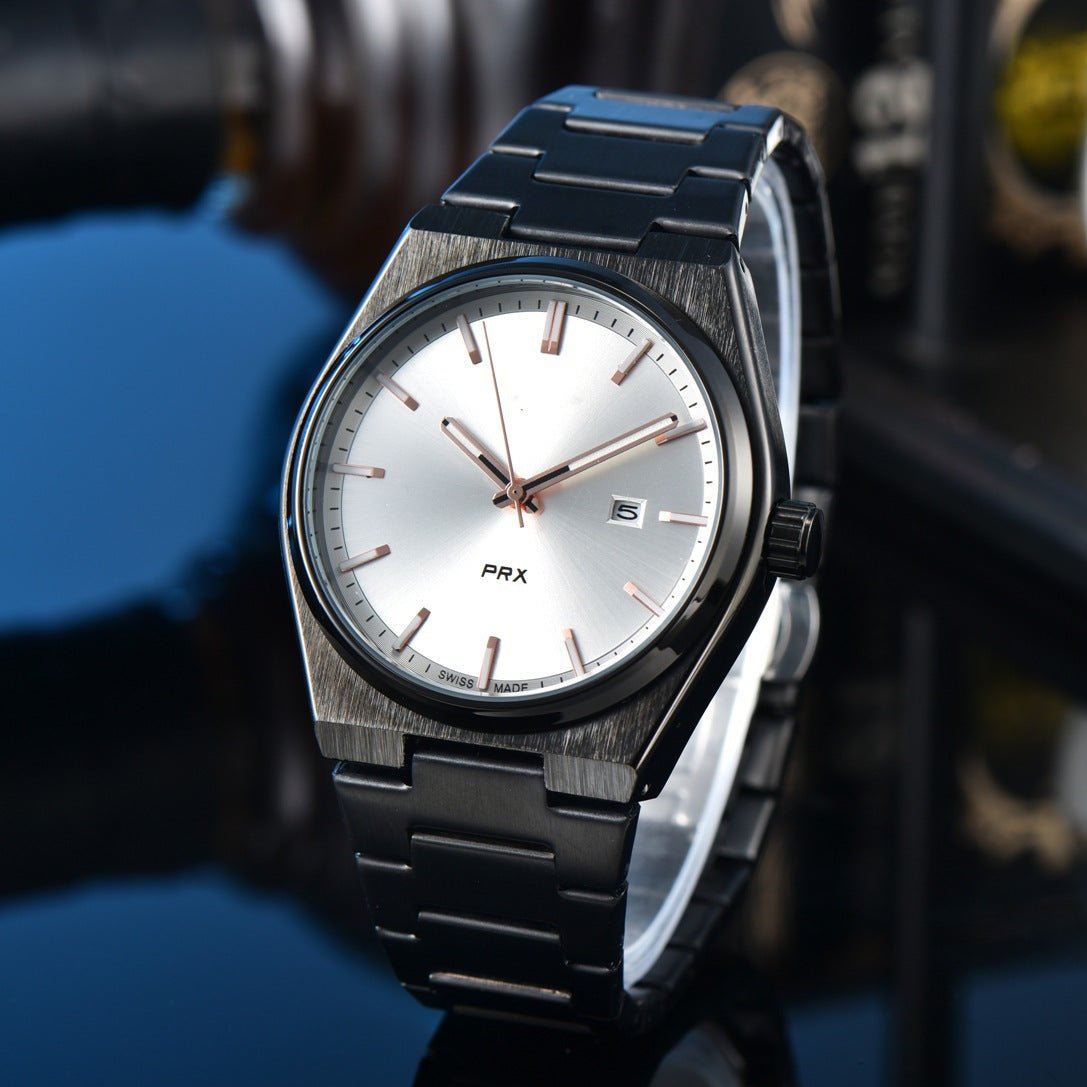 New Simple, Elegant, And Stylish Quartz Mens Watch With Steel Band - Oopsdadforgot.com