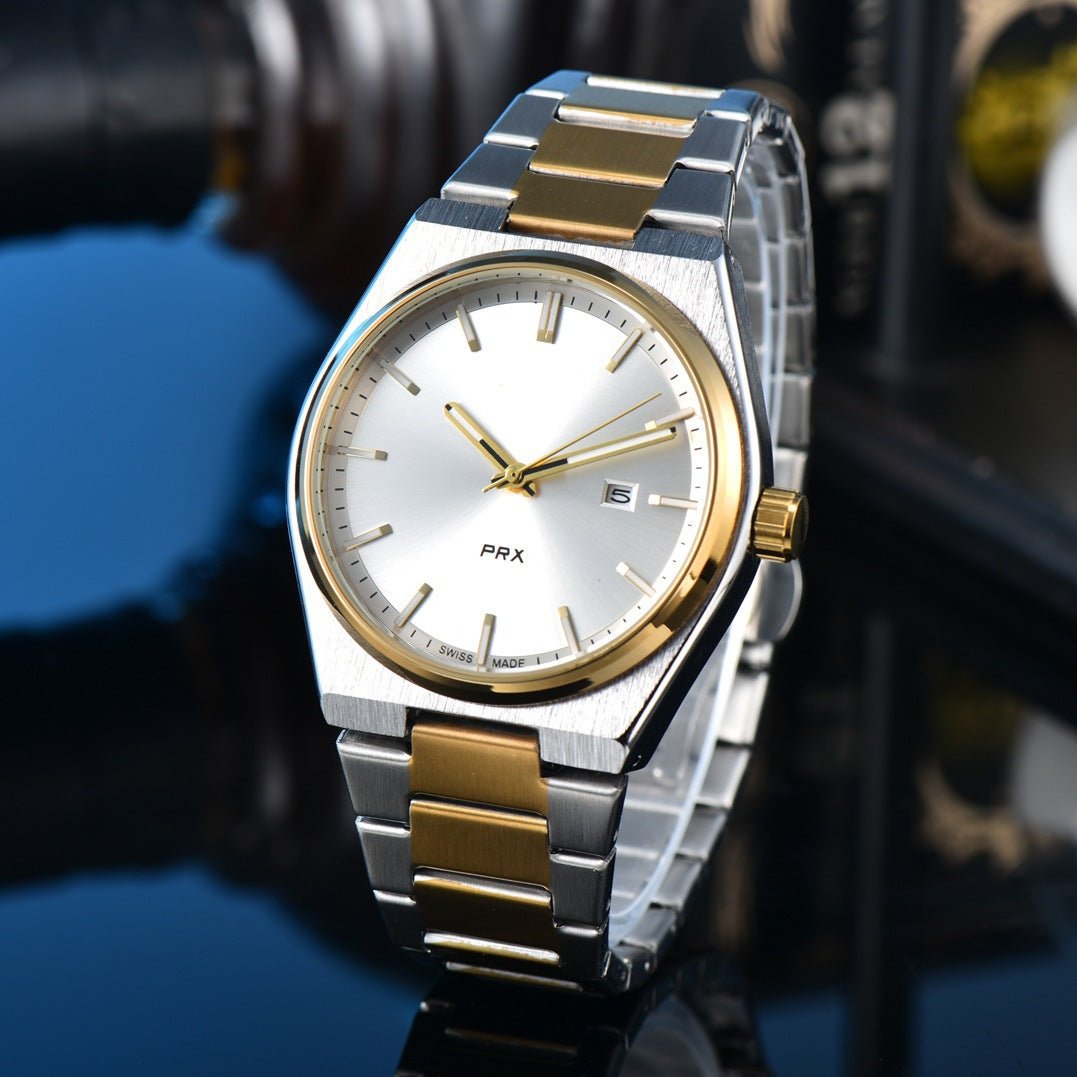 New Simple, Elegant, And Stylish Quartz Mens Watch With Steel Band - Oopsdadforgot.com