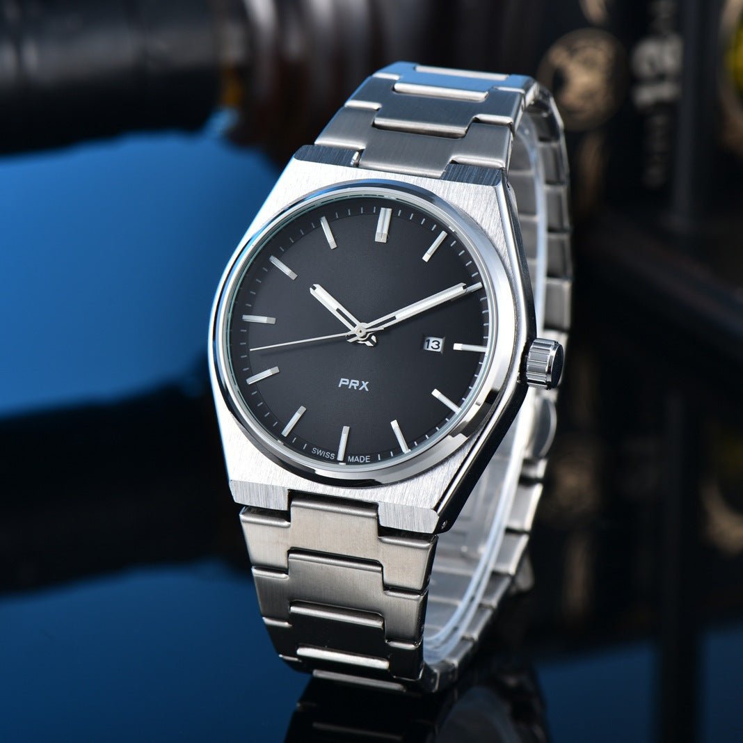 New Simple, Elegant, And Stylish Quartz Mens Watch With Steel Band - Oopsdadforgot.com