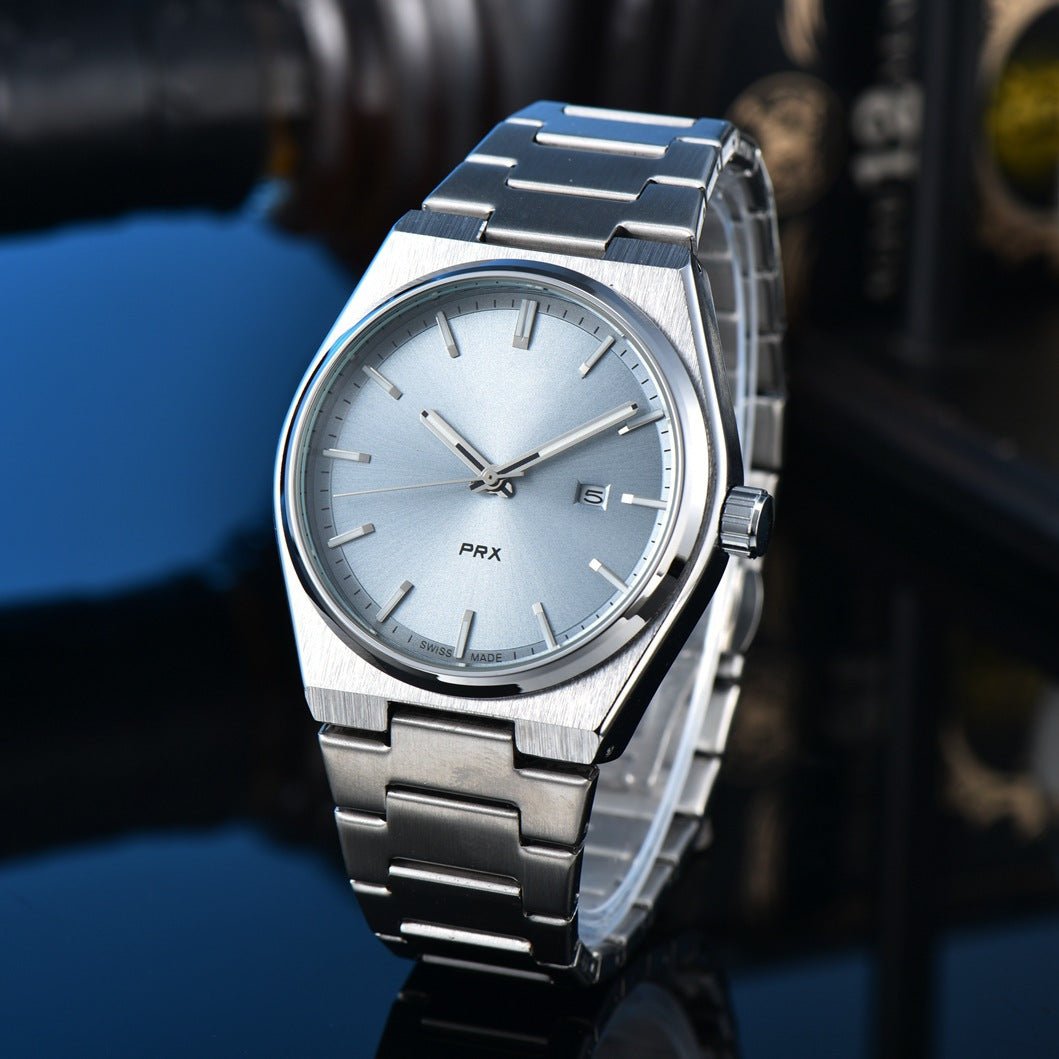 New Simple, Elegant, And Stylish Quartz Mens Watch With Steel Band - Oopsdadforgot.com
