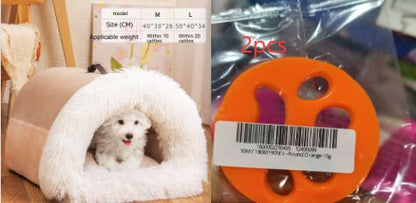 New Splice Portable Pet Nest Portable Autumn And Winter Warm Dog Nest Moisture - proof Long Fur Cat Nest Cross Border Pet Nest - Oopsdadforgot.com