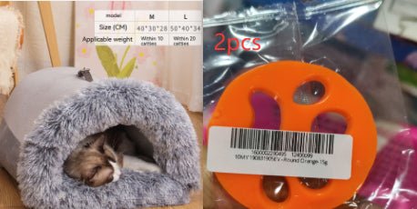 New Splice Portable Pet Nest Portable Autumn And Winter Warm Dog Nest Moisture - proof Long Fur Cat Nest Cross Border Pet Nest - Oopsdadforgot.com