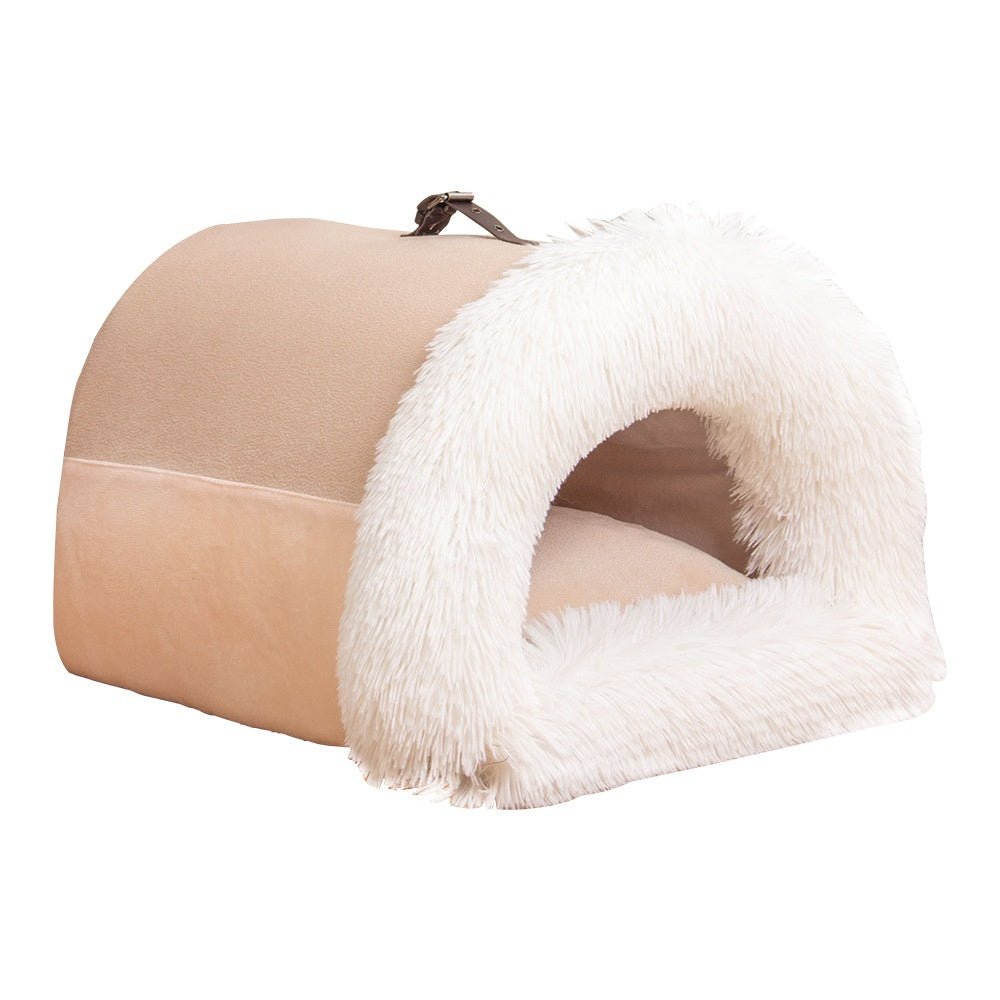 New Splice Portable Pet Nest Portable Autumn And Winter Warm Dog Nest Moisture - proof Long Fur Cat Nest Cross Border Pet Nest - Oopsdadforgot.com
