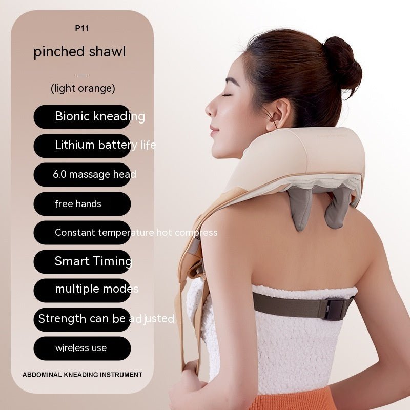 Oblique Muscle Shoulder And Neck Massager Clip Kneading Electric - Oopsdadforgot.com