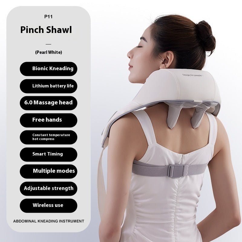 Oblique Muscle Shoulder And Neck Massager Clip Kneading Electric - Oopsdadforgot.com