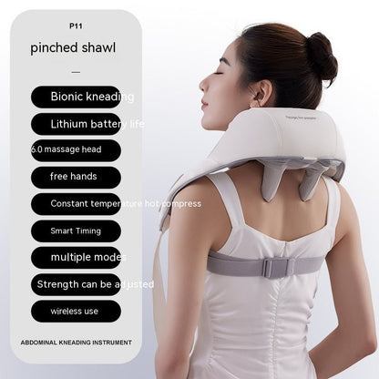 Oblique Muscle Shoulder And Neck Massager Clip Kneading Electric - Oopsdadforgot.com