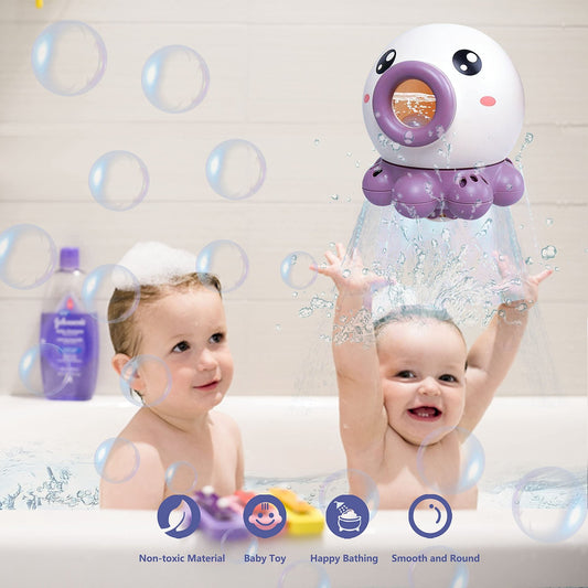 Octopus Fountain Bath Toy Water Jet Rotating Shower Bathroom Toy Summer Water Toys Sprinkler Beach Toys Kids Water Toys - Oopsdadforgot.com