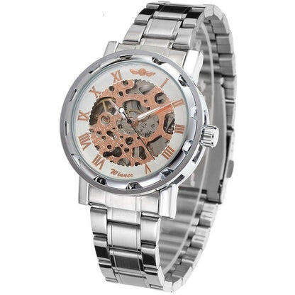 Openwork Gear Manual Mechanical Watch For Men - Oopsdadforgot.com