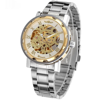 Openwork Gear Manual Mechanical Watch For Men - Oopsdadforgot.com