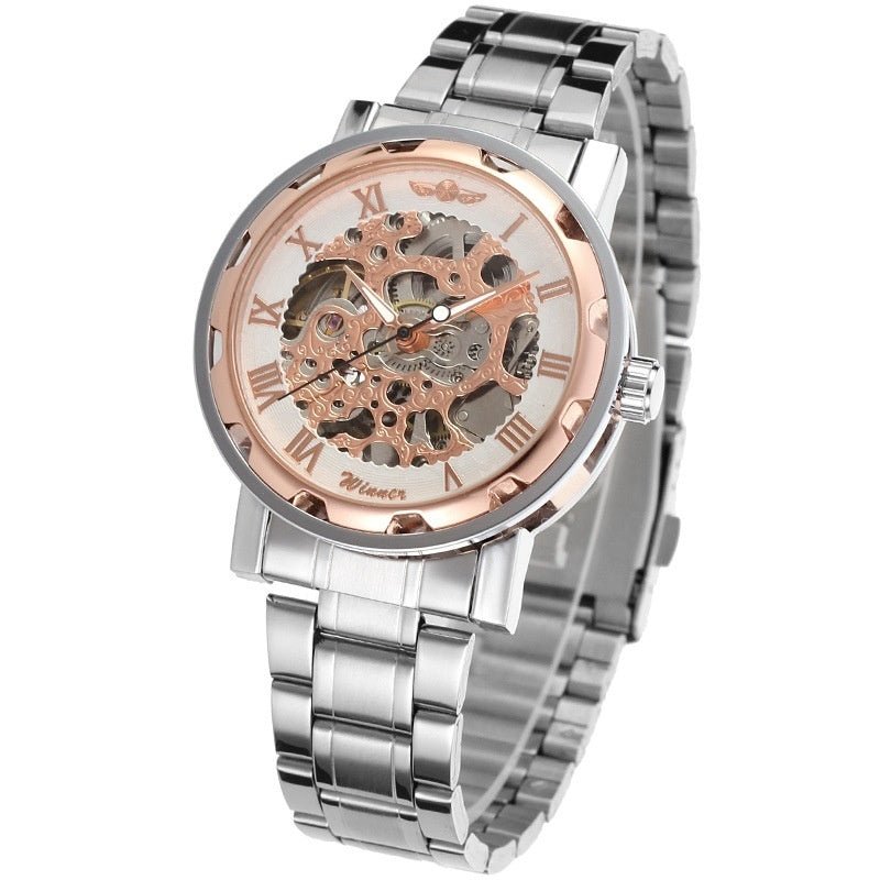 Openwork Gear Manual Mechanical Watch For Men - Oopsdadforgot.com