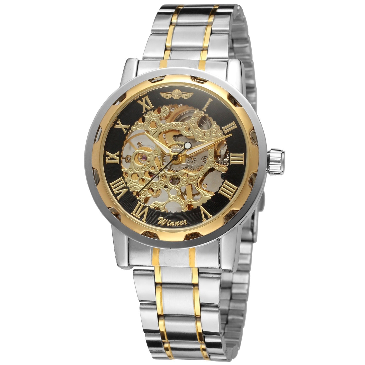 Openwork Gear Manual Mechanical Watch For Men - Oopsdadforgot.com