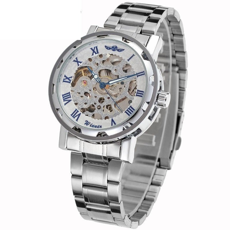 Openwork Gear Manual Mechanical Watch For Men - Oopsdadforgot.com