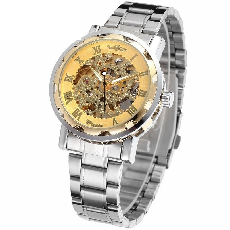 Openwork Gear Manual Mechanical Watch For Men - Oopsdadforgot.com