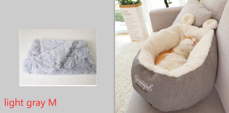 Pet Dog Bed Warming Soft Sleeping Bag Cushion Puppy Kennel - Oopsdadforgot.com
