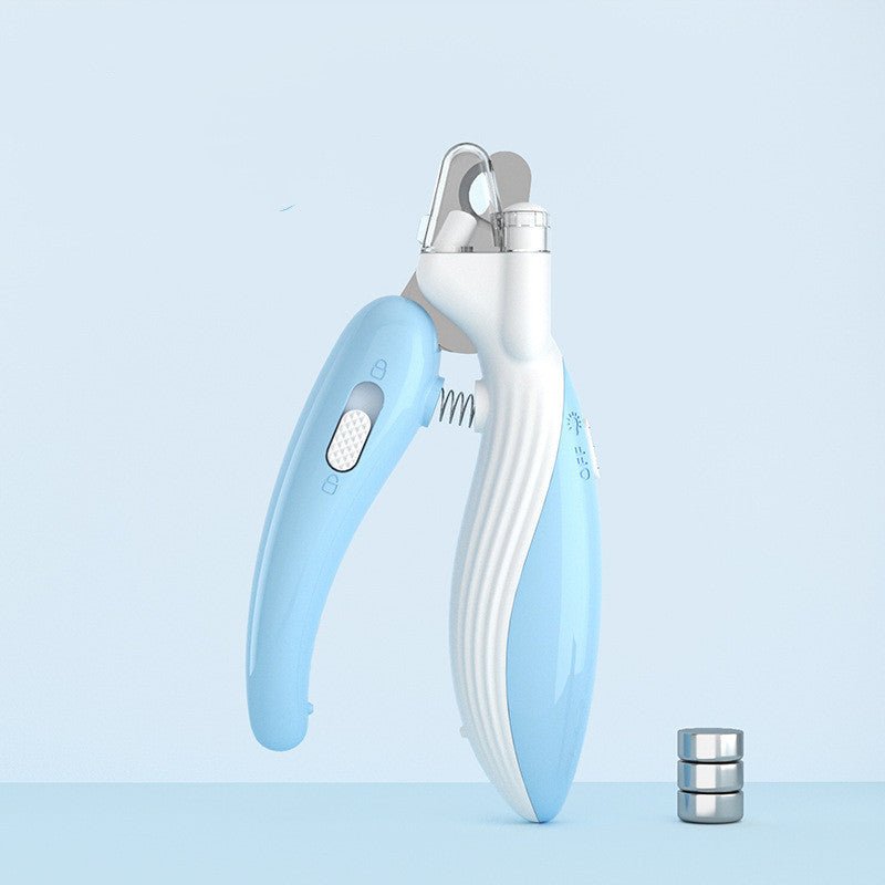 Pet Nail Clippers Dog Nail Clippers Cat Nail Clippers LED Electric Nail Grinder Pet Supplies LED Light Pet Nail Clippers - Oopsdadforgot.com